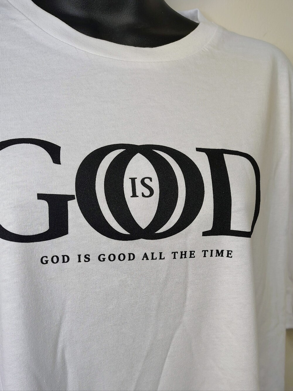 God Is Good All The Time Christian Faith Graphic Tee White Women’s Shirt